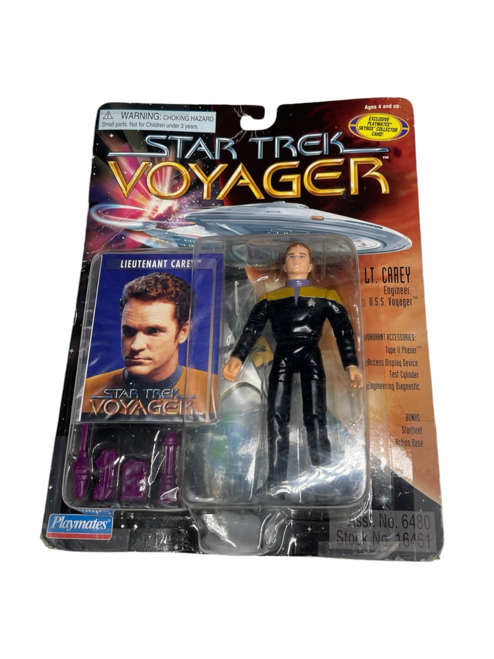 Star Trek Voyager Lt. Carey Action Figure - Black & Gold Uniform